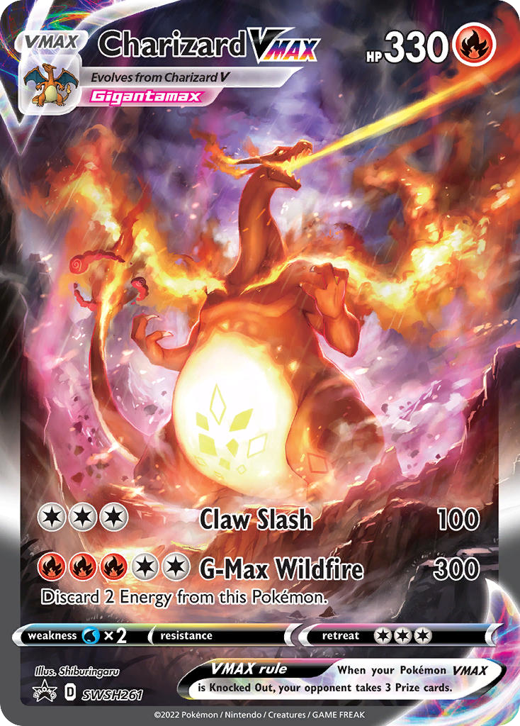 Charizard VMAX - SWSH Black Star Promos - SWSH261 - Holofoil