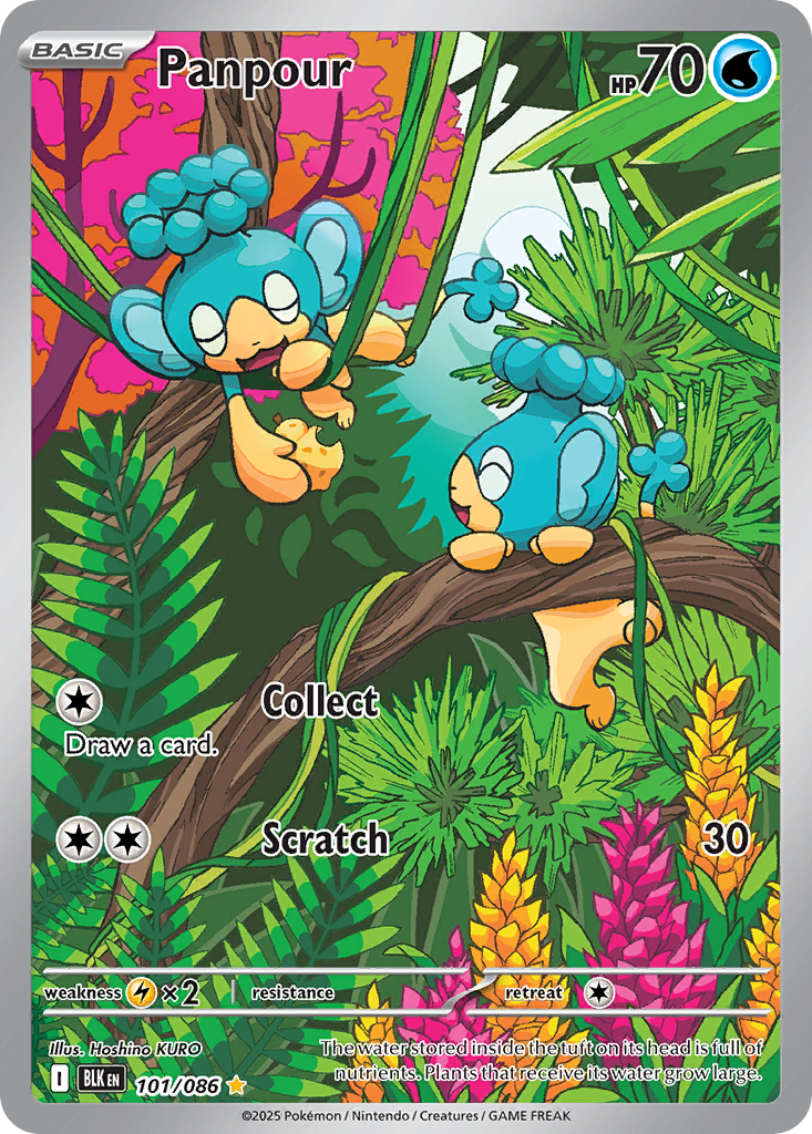 Panpour - Black Bolt - 101/086 - Holofoil