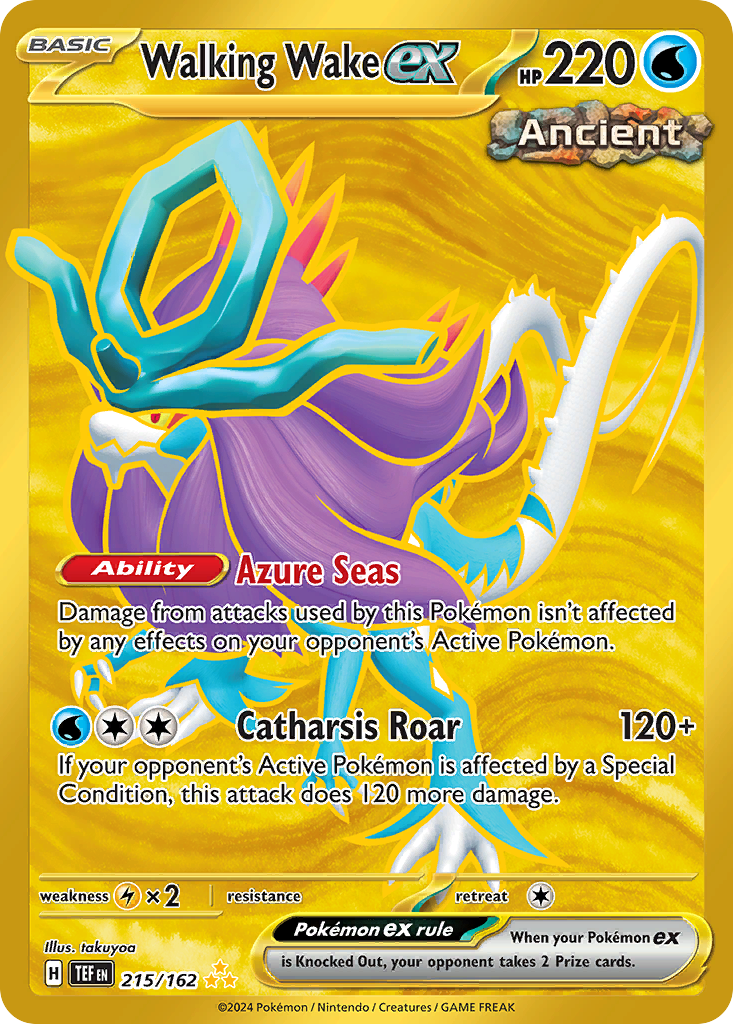 Walking Wake ex - Temporal Forces - 215/162 - Holofoil