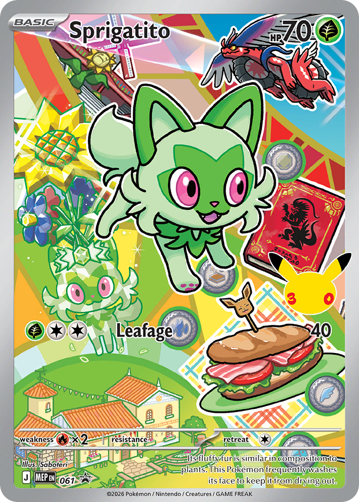 Sprigatito - Mega Evolution Black Star Promos - 061 - Holofoil