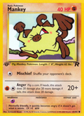 Mankey - Team Rocket - 61/82 - CGC 10