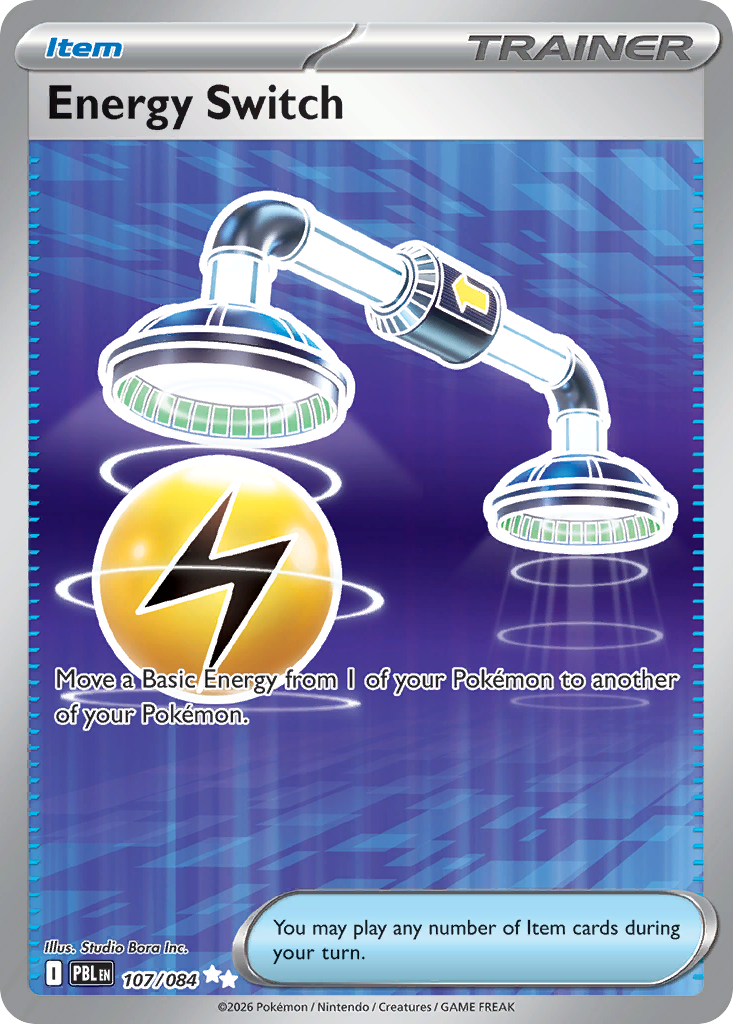 Energy Switch • Pitch Black • 107/084 • Ultra Rare • Near Mint • Holofoil