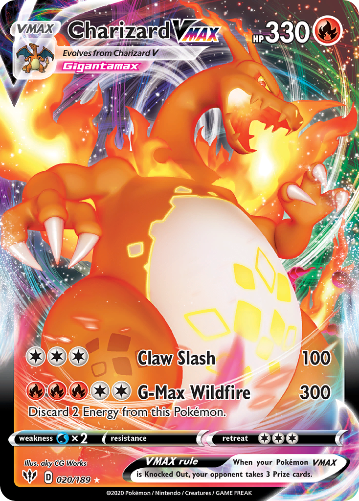 Charizard VMAX - Darkness Ablaze - 020/189 - Holofoil