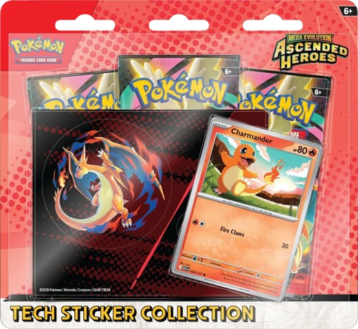 Ascended Heroes Tech Sticker Collection - Charmander — Ascended Heroes