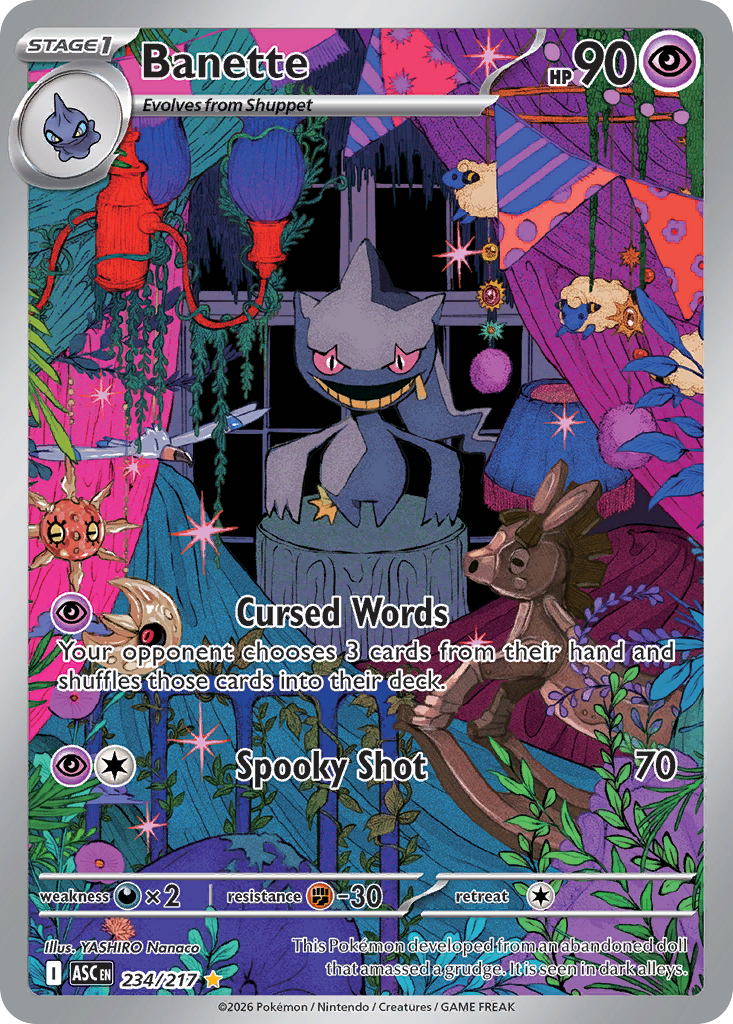 Banette - Ascended Heroes - 234/217 - Holofoil