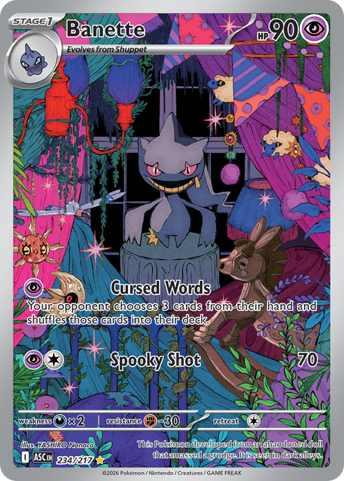 Banette - Ascended Heroes - 234/217 - Holofoil