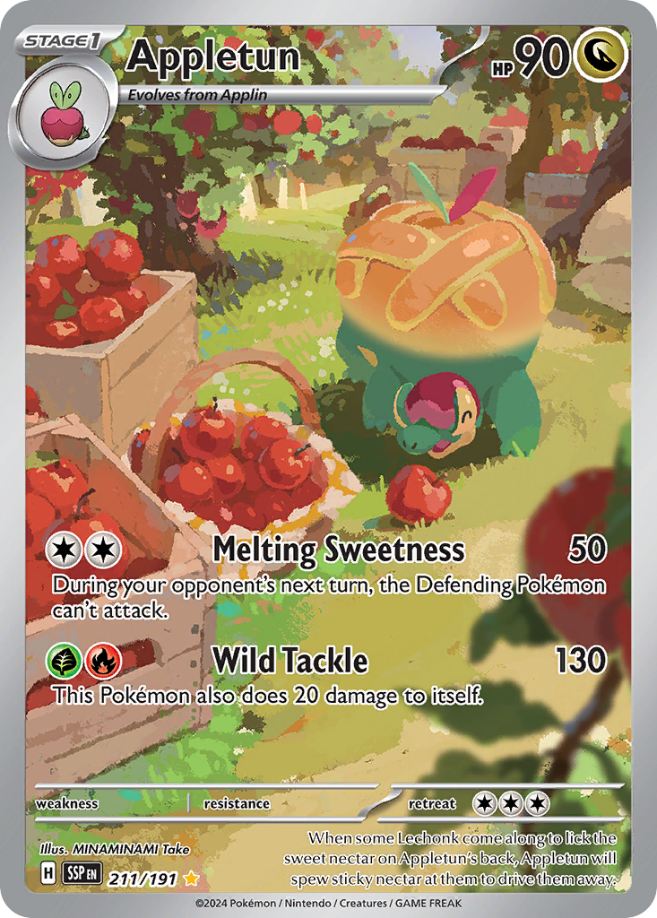 Appletun - Surging Sparks - 211/191 - Holofoil