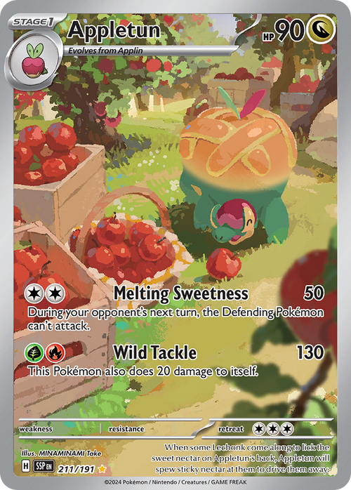Appletun - Surging Sparks - 211/191 - Holofoil