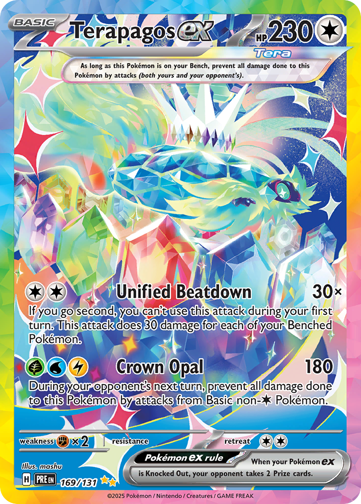 Terapagos ex - Prismatic Evolutions - 169/131 - Holofoil