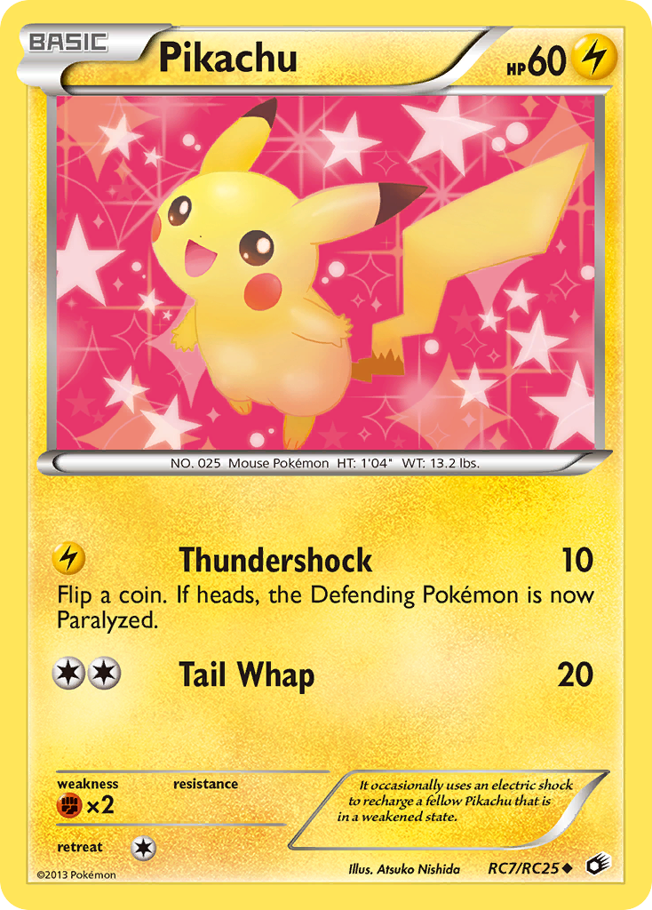 Pikachu • Legendary Treasures • RC7/RC25 • Uncommon • Near Mint • Holofoil