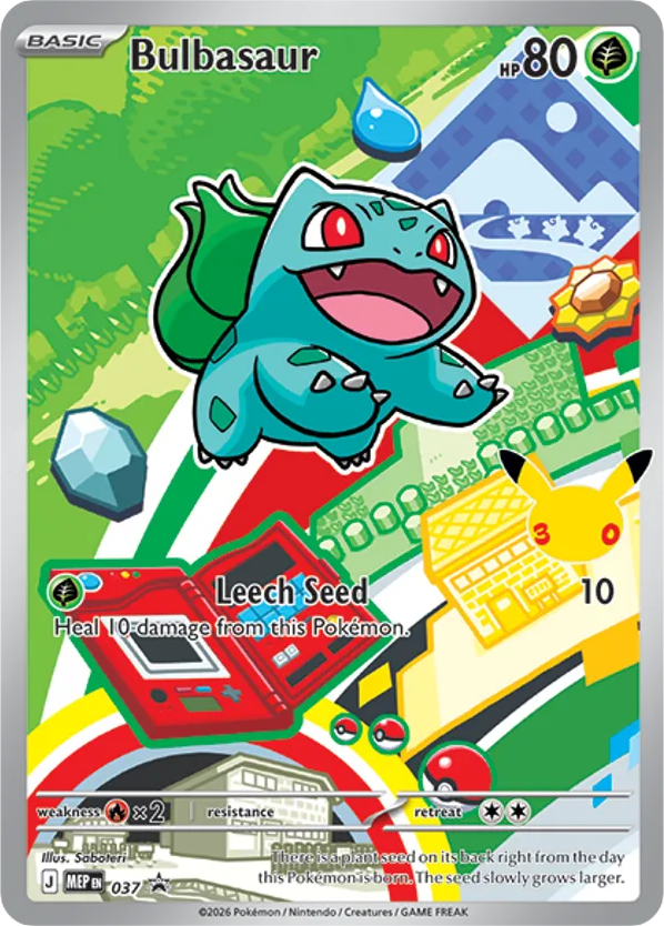 Bulbasaur - Mega Evolution Black Star Promos - 037 - Holofoil