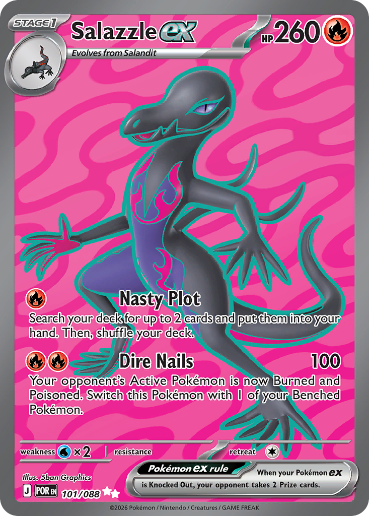 Salazzle ex • Perfect Order • Ultra Rare • Near Mint • Holofoil