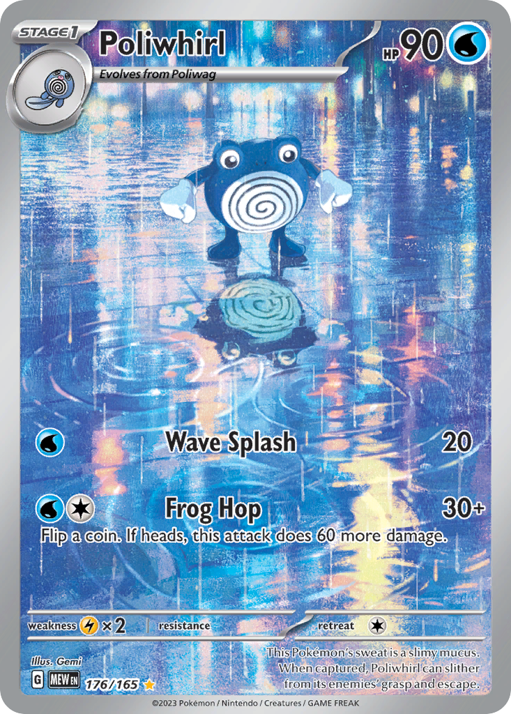 Poliwhirl - 151 - 176/165 - Holofoil