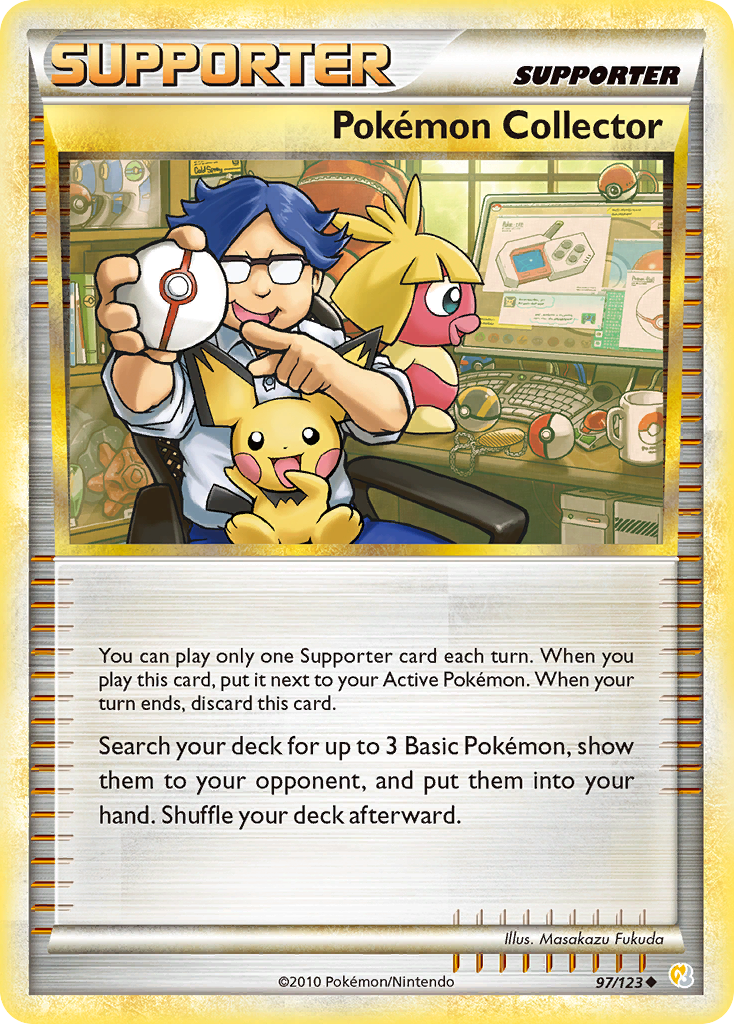 Pokémon Collector • HeartGold & SoulSilver • 97/123 • Uncommon • Near Mint • Normal