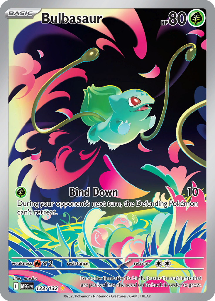 Bulbasaur - Mega Evolution - 133/132 - Expansion Stamp