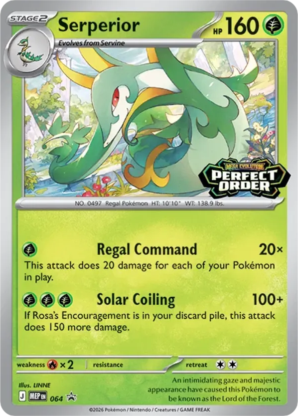 Serperior - Mega Evolution Black Star Promos - 064 - Holofoil