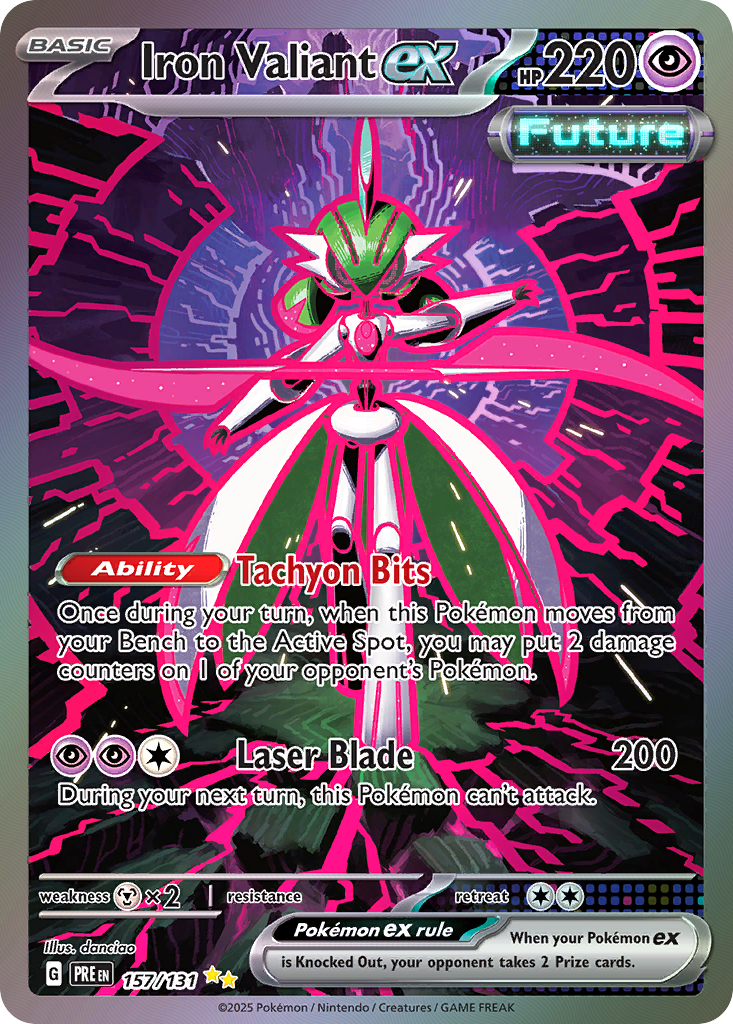 Iron Valiant ex • Prismatic Evolutions • Special Illustration Rare • Near Mint • Holofoil