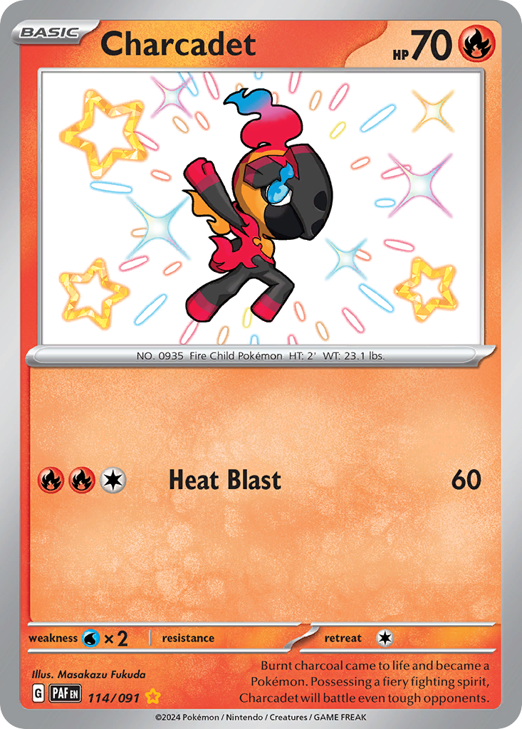 Charcadet - Paldean Fates - 114/091 - Holofoil